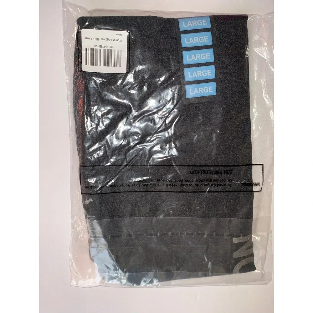 CLEO COTTON Women's Dark Gray Lounge‎ Leggings Yoga Pants NEW Size L